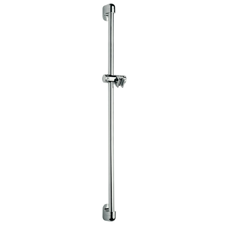 Remer 319D Long 37 Inch Wall-Mounted Sliding Rail In Chrome Finish